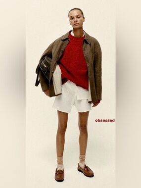 Danier Men’s Brown Suede Leather Zip Up Western Jacket Trucker Sz. XL Washable